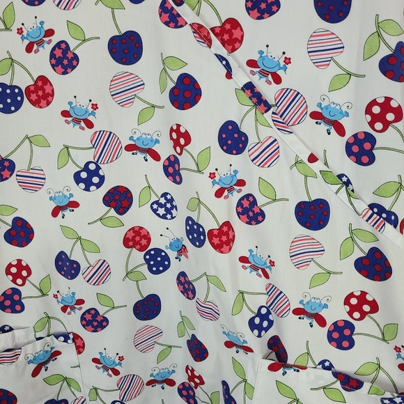 (778) SB Scrubs, Woman's Short Sleeve Work Scrubs, Size: Medium Color: White - Picture 8 of 16